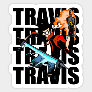 Travis Touchdown 3 Sticker